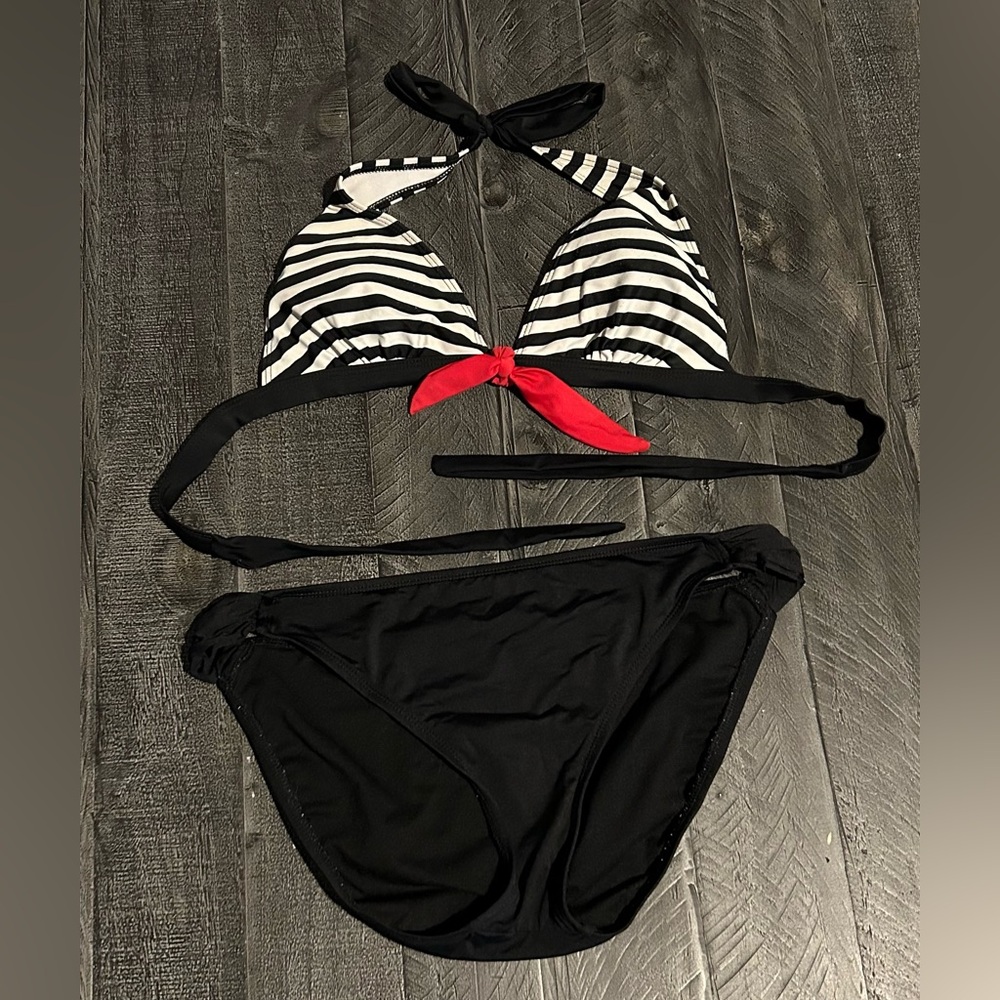 Black and White Bikini